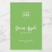 Eigen label voor kleurenscript en schrijfmachine wijn etiket (Enkel label)