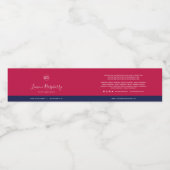 Eigen label voor kleurstoffen Contrastingrediënten Waterfles Etiket (Enkel label)