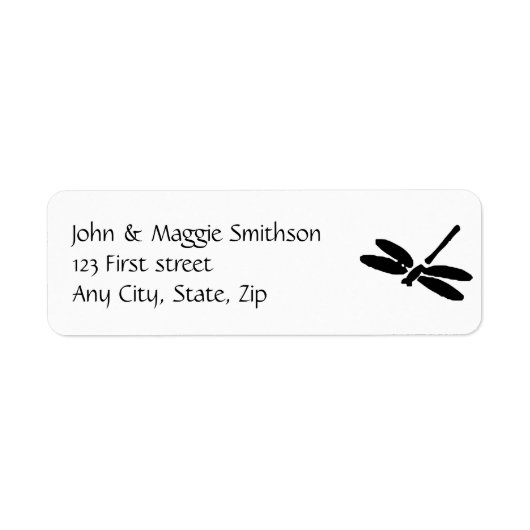 Eigen label voor libel (Voorkant)