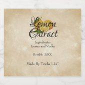 Eigen label voor limonenextractie bier etiket (Enkel label)