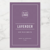 Eigen label voor Logo en lijnen toevoegen Wijn Etiket (Enkel label)