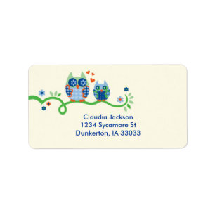 Eigen label voor mam en Baby Owl