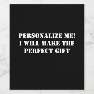 *Eigen label* Wijn Etiket