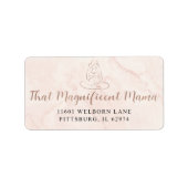 Eigen labelontwerp | Niet bewerkbare Sjabloon Etiket (Voorkant)