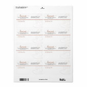 Eigen labelontwerp | Niet bewerkbare Sjabloon Etiket (Full Sheet)