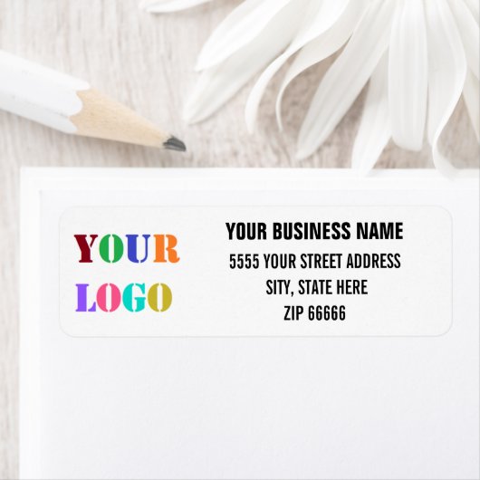 Eigen labels voor het retouradres van uw Logo (Insitu)