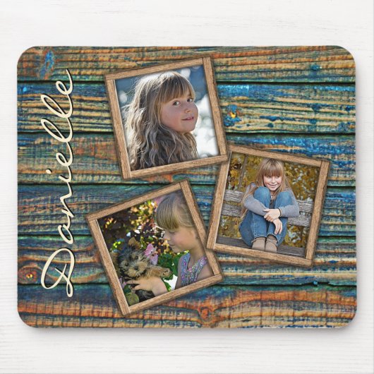 Eigen landschapspatroon muismat (Voorkant)