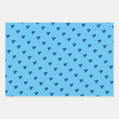 Eigen leeftijdsnummer kleurig kind geboortedag inpakpapier vel (Voorkant 2)