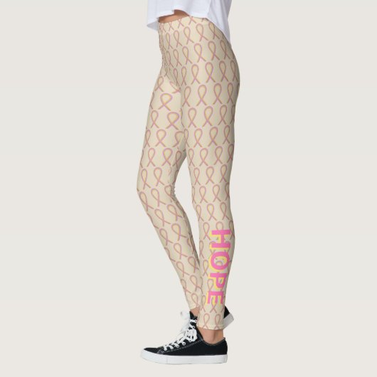 Eigen Leggings voor Gold en Roze Bewustheid (Links)