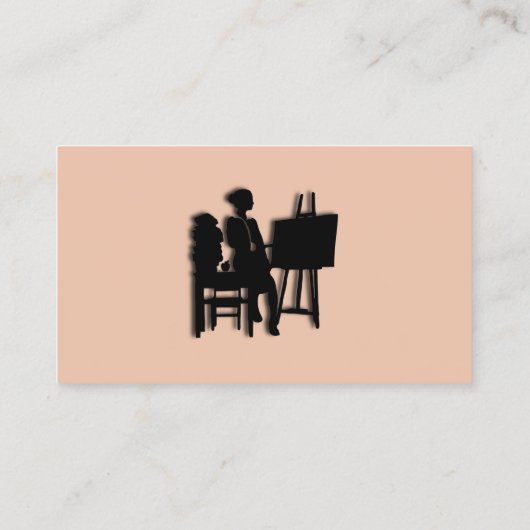 Eigen leraren visitekaartje (Achterkant)