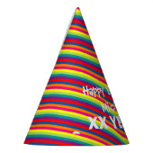 Eigen leuke, kleurrijke papieren petten op feestda feesthoedjes (Links)