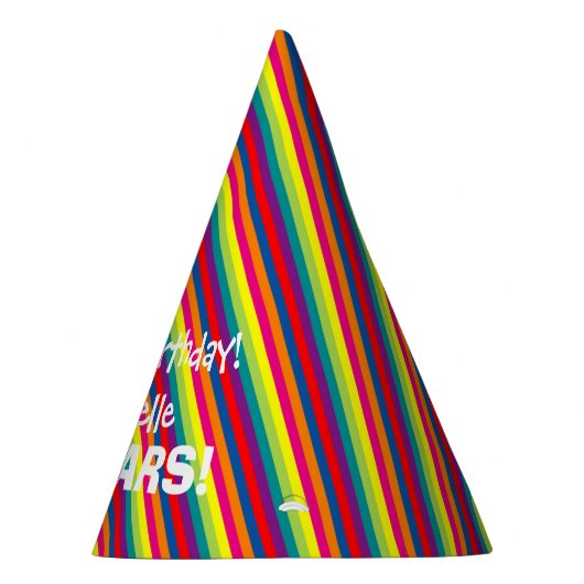 Eigen leuke, kleurrijke papieren petten op feestda feesthoedjes (Rechts)