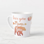 Eigen liefde U MAMA BEER Happy Moederdag Latte Latte Mok (Linkerhoek)