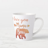 Eigen liefde U MAMA BEER Happy Moederdag Latte Latte Mok (Rechts)