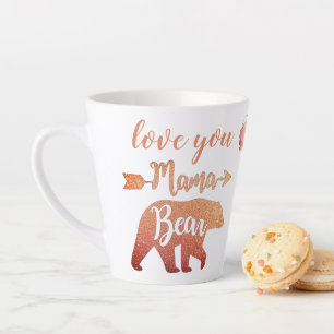 Eigen liefde U MAMA BEER Happy Moederdag Latte Mok