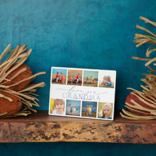 Eigen liefde voor grootma 8 Foto Collage Fotoplaat