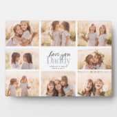 Eigen liefde voor vaders Dag Foto Collage Fotoplaat (voorkant)
