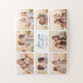 Eigen liefde voor vaders Dag Foto Collage Legpuzzel (Verticaal)