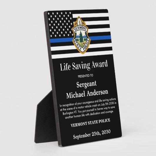 Eigen Logo bureau van de afdeling Levensbeschermin Fotoplaat (Zijkant)