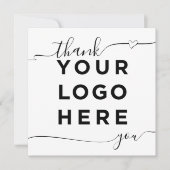 Eigen logo elegant vierkant (Voorkant)