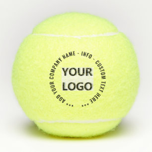 Eigen logo en tekst Uw merk tennisballen