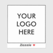 Eigen Logo flesjes Sticker (Vel)