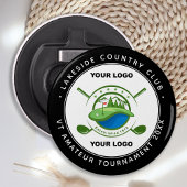 Eigen Logo Golf Club Swag Memorial Tournament Button Flesopener
