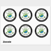 Eigen Logo Golf Club Swag Memorial Tournament Ronde Sticker (Vel)