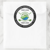 Eigen Logo Golf Club Swag Memorial Tournament Ronde Sticker (Tas)