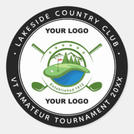 Eigen Logo Golf Club Swag Memorial Tournament Ronde Sticker
