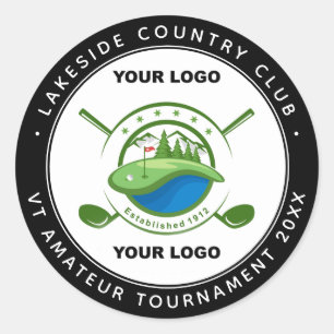Eigen Logo Golf Club Swag Memorial Tournament Ronde Sticker