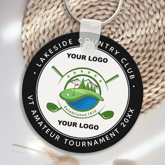 Eigen Logo Golf Club Swag Memorial Tournament Sleutelhanger