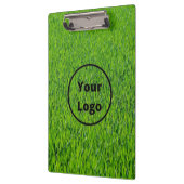 Eigen logo, groengras klembord (Links)