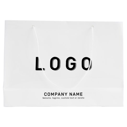 Eigen logo groot cadeauzakje (Achterkant)