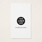 Eigen Logo Label Hang Label Visitekaartje (Achterkant)