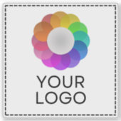 Eigen logo, Lage minimumhoeveelheid Sticker (Voorkant)
