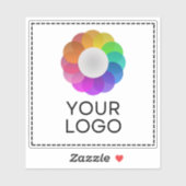 Eigen logo, Lage minimumhoeveelheid Sticker (Vel)