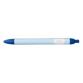 EIGEN LOGO MERK PROMOTIONELE ZAKELIJKE SJABLOON BL BLAUWE INKT PEN (Voorkant)
