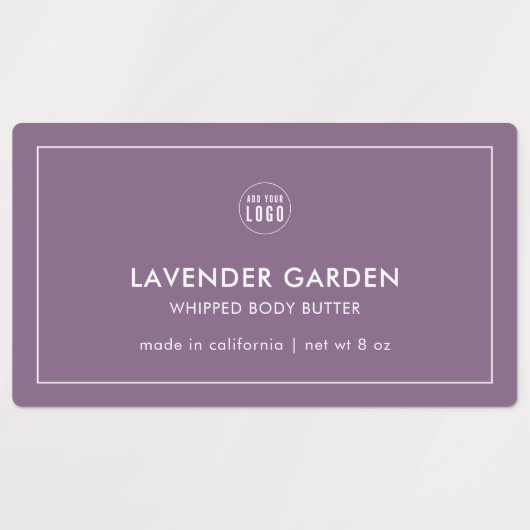 Eigen Logo met modern productlabel toevoegen Labels (Design 1)