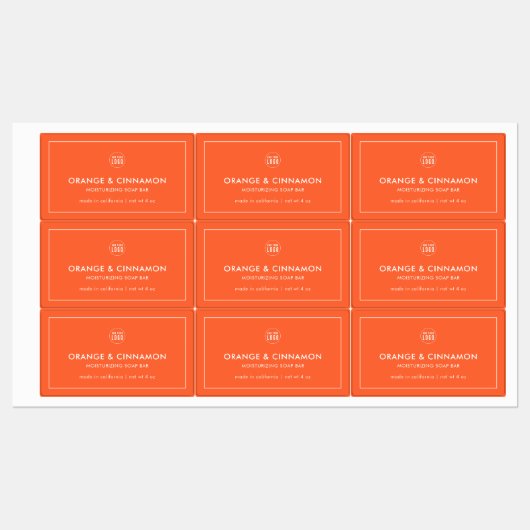 Eigen Logo met modern productlabel toevoegen Labels (Vel)