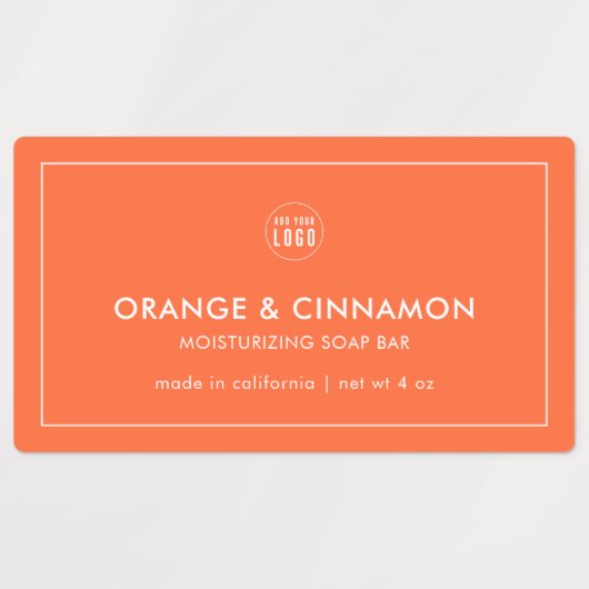 Eigen Logo met modern productlabel toevoegen Labels (Design 1)