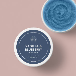 Eigen Logo met modern productlabel toevoegen Ronde Sticker