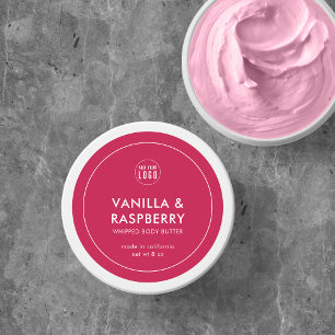 Eigen Logo met modern productlabel toevoegen Ronde Sticker