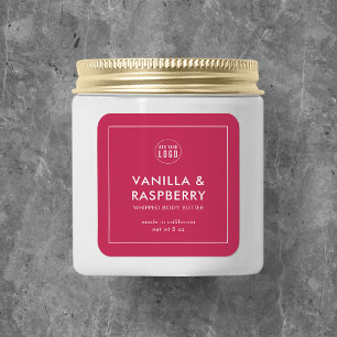 Eigen Logo met modern productlabel toevoegen Vierkante Sticker