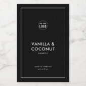 Eigen Logo met modern productlabel toevoegen Wijn Etiket (Enkel label)