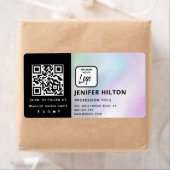 Eigen logo minimalistische sociale media-pictogram etiket (Insitu)