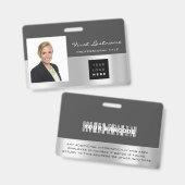 Eigen Logo naam werkbalk Badge (Voor- en achterkant)
