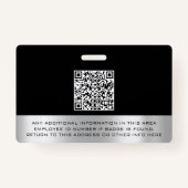 Eigen Logo naam werkbalk Badge (Achterkant)