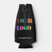 Eigen Logo of Fototekstflesje Kooler Uw kleur Flesjeskoeler (Achterkant)