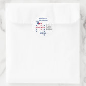 Eigen LOGO Ronde Sticker (Tas)